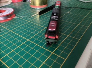 Auto transport wagon met ledlichtjes
